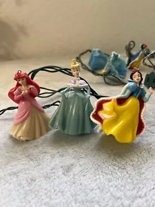 Disney Princess Ariel Cinderella Snow White Christmas String Lights - Picture 1 of 7