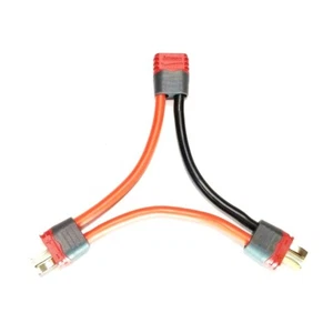 RCP DEANS T PLUG SERIES HARNESS 12 AWG NEW STYLE WITH COVERS ON PLUGS - Picture 1 of 17
