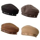 Woolen Made Color Optional Cap Stewardess Beanie Hats For Girl Student Decor