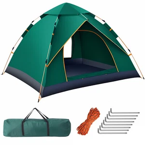 2-3 Men Automatic Instant Pop-Up Double Layer Outdoor Waterproof Camping Tent - Picture 1 of 16