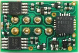 TCS DP2X-UK ~ DCC Motor Decoder ~ 8 Pin Plug ~ Rotated 90° ~ NEM652 NMRA ~ 1287 - Picture 1 of 1