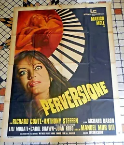 VINTAGE ORIGINAL ITALIAN MOVIE POSTER La encadenada manuel mur oti MARISA MELL - Picture 1 of 4