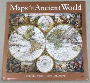 Vintage 2009 MAPS OF THE ANCIENT WORLD Wall Calendar - WORKS For 2026 - Picture 1 of 10