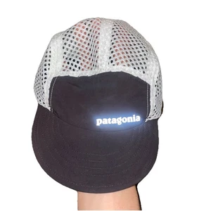 Cappello Patagonia Duckbill Nero Bianco Maglia Unisex Regolabile Taglia Unica Logo  - Foto 1 di 7
