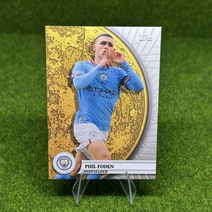 2024-25 Topps Blue Moon Manchester City Gold Moon Phil Foden #44 - Imagen 1 de 2