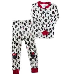 Hanna Andersson Disney Minnie Mouse Pajamas Long John Cotton Size 5 (110cm) - Picture 1 of 6