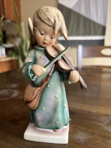 Vintage Hummel 188 HIMMLISCHER MUSIKER 7" Engel Violine Umhängetasche-signiert TMK5 MRKD 1948 - Bild 1 von 12