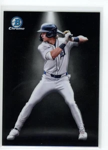 Estuche de focos cromados Bryce Rainer 2025 Bowman Hit #BWS-9 Detroit Tigers novato - Imagen 1 de 2