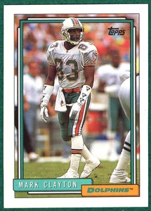 Mark Clayton - 1992 Topps #120 - Carta Calcio Miami Dolphins - Foto 1 di 2