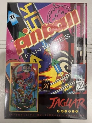 SEALED Atari Jaguar Pinball Fantasies Brand New Factory Sealed US Version - Image 1 of 4