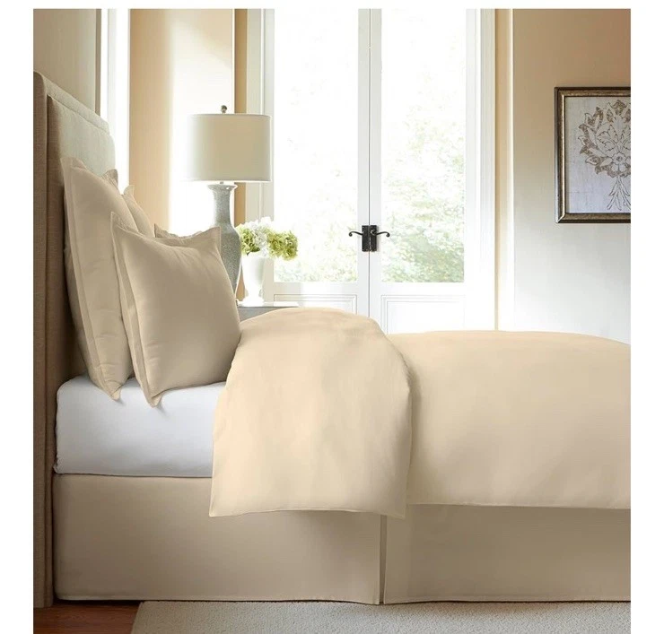 Levinsohn Cotton Collection TWIN SIZE Tailored Bed Skirt in Ivory BBB21615IVOR01