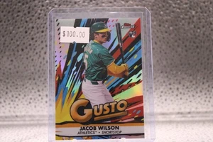 2025 Topps Finest Gusto #G-30 Jacob Wilson RC - Bild 1 von 2
