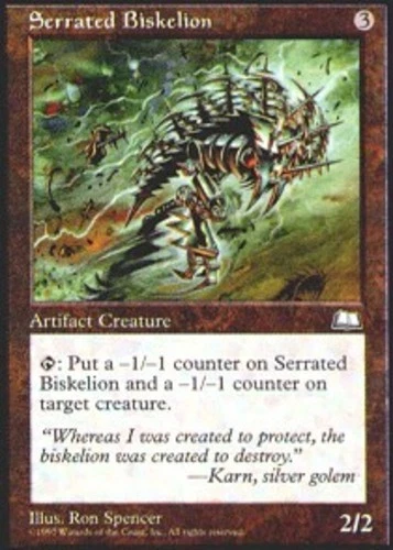 Serrated Biskelion - Weatherlight # MTG Magic The Gathering - Image 1 of 1