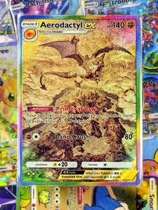 Aerodactyl EXpocket app handmade high quality card tcg full art mythical isl Set - Picture 1 of 2