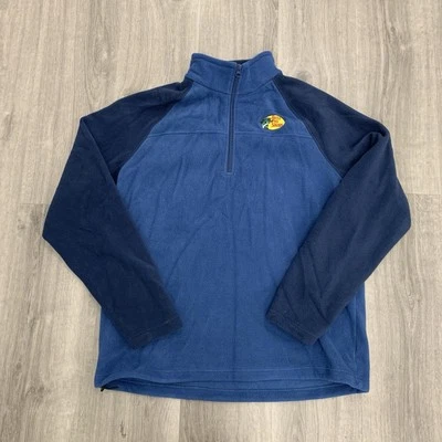 Bass Pro Shops Blue 1/4 Quarter Zip Fleece Blue Pullover Jacket Men’s Size Large - Image 1 of 2