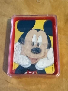 Mini baraja de cartas Disney Mickey Mouse 2,5" 52 cartas 2 comodines sellados - Imagen 1 de 7