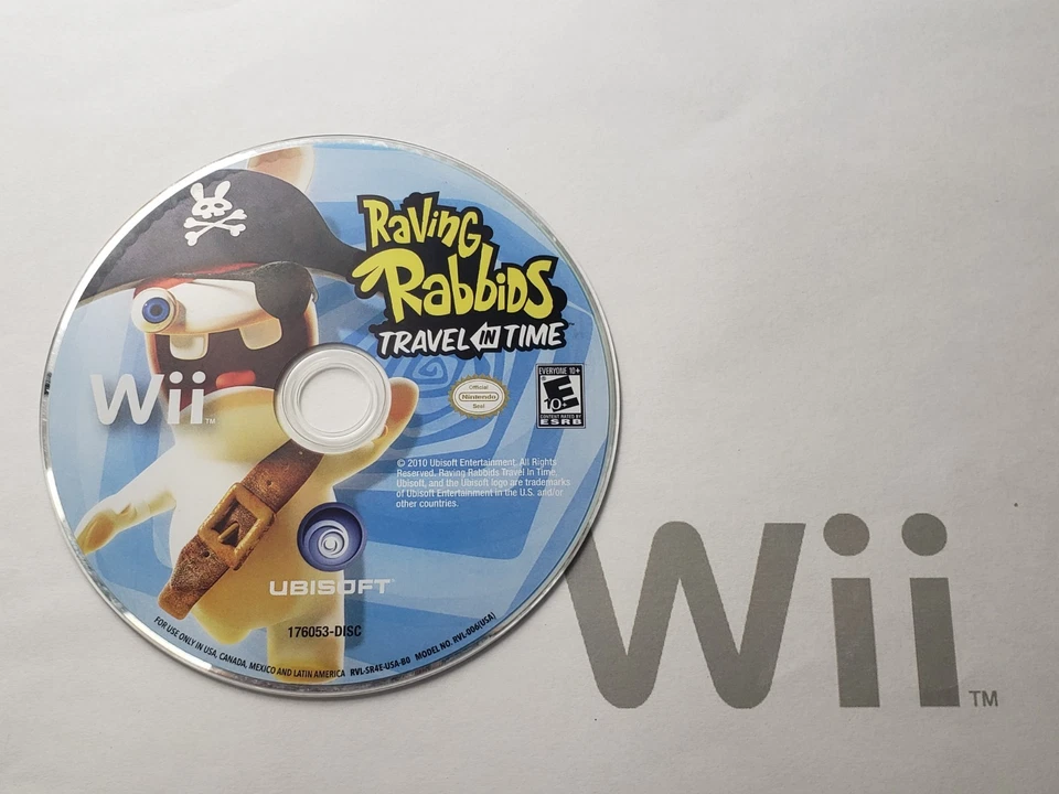 --DISC ONLY-- Raving Rabbids: Travel in Time (Nintendo Wii) - Image 1 of 1