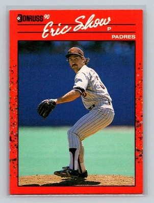1990 Donruss #559b Eric Show San Diego Padres Baseball Card - Image 1 of 2