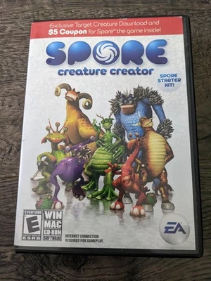 SPORE CREATURE CREATOR with MANUAL PC Windows/Mac CD-Rom Software 2008 Clean w c - Image 1 of 4