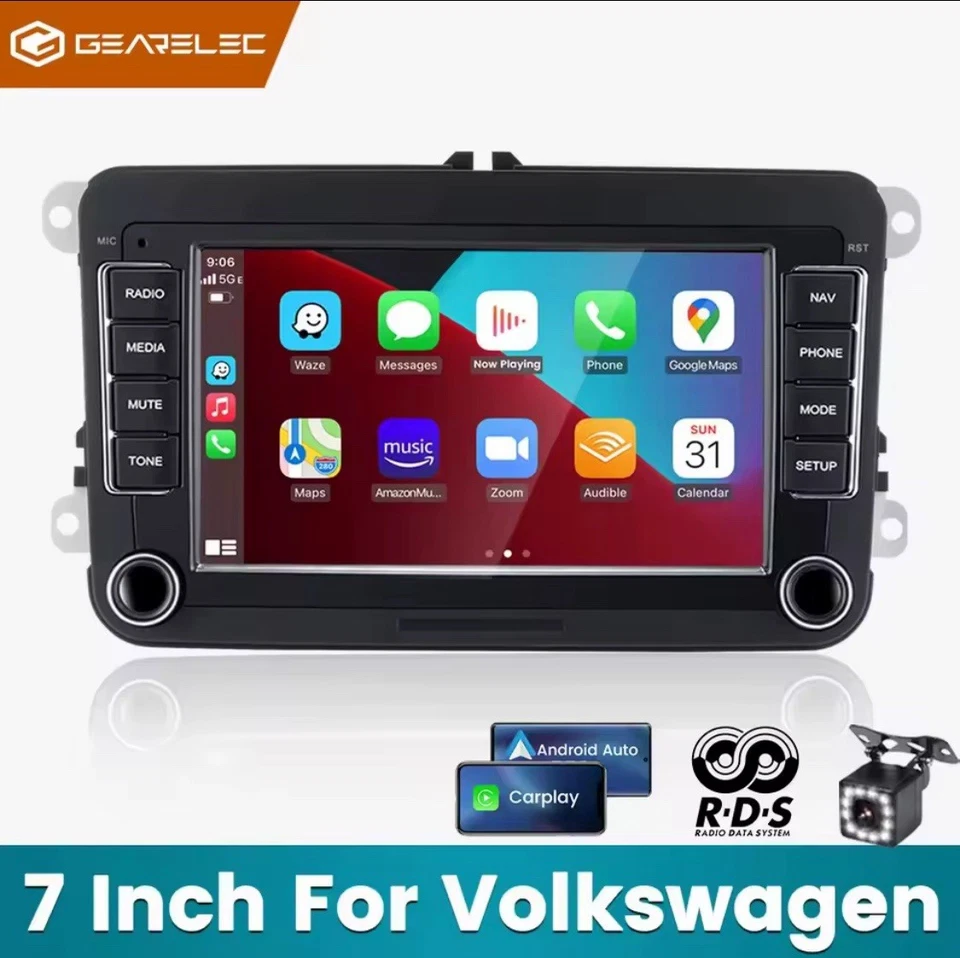CARPLAY Replica OEM AndroidAuto CarTablet Android Autoradio VW Polo 2010-2017 - Immagine 1 di 4