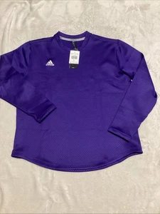 Neu mit Etikett Adidas Creator Langarmshirt für Damen in lila Farbe, XL - Bild 1 von 6