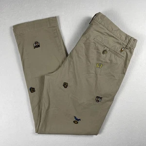 Pantalone Polo Ralph Lauren uomo 34x30 kaki chino elasticizzato slim fit ricamato pony - Foto 1 di 15