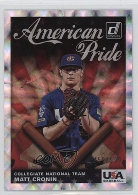 2019 Panini Donruss American Pride /999 Matt Cronin #AP17 - Image 1 of 2