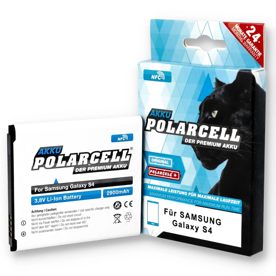 Batería PolarCell NFC para Samsung Galaxy S4 GT-i9500 S IV LTE GT-i9505 EB-B600BE - Imagen 1 de 4