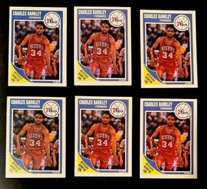 6ct Card Lot 1989-90 Fleer Charles Barkley Philadelphia 76ers (PACKFRISCH) - Bild 1 von 2