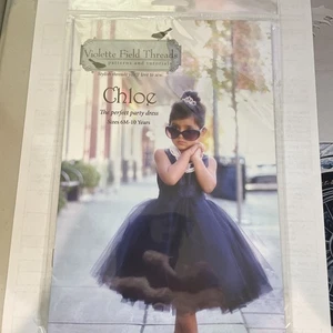 Violette Field Threads Pattern Chloe Girls Perfect Party Dress Uncut 6 M to 10 Y - Picture 1 of 2