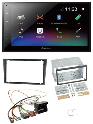 Pioneer USB Bluetooth DAB 2DIN MP3 Autoradio für Opel Combo C Meriva Corsa C Tig - Bild 1 von 4