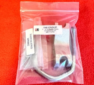 Nuovissimo! DXE-CAVS-2P DX Engineering Morsetto a Sella Bullone a V Antenna Prosciutto 1"-2"! - Foto 1 di 10