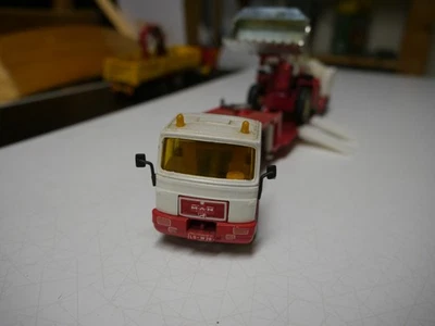 SIKU Modell 2125 MAN mit Zettelmayr Radlader komplett in weiß/rot aus Sammlung - Bild 1 von 4