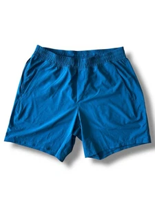Lululemon Pace Breaker Linerless Shorts 7” Mens Size L Teal LM7BC6S - Picture 1 of 19
