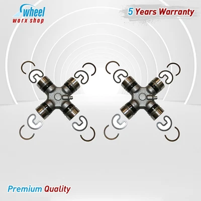 2x Juntas en U universales delanteras y centrales del eje trasero GMB para Bronco 1980-1987 Foto 1 de 4