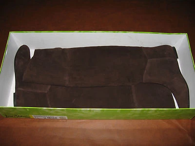 NUEVO SAM EDELMAN JACKSON MARRÓN GAMUZA SOBRE LA RODILLA BOTAS EN LA CAJA Foto 1 de 4