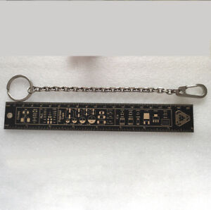 EDC  Pure Titanium Chain w/Titanium Alloy Keychain  Hanging Buckle Chain