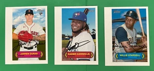 2022 TOPPS HERITAGE PIN UP BOX TOPPER LOT (8) SEAVER, CAREW, DURAN - Picture 1 of 3