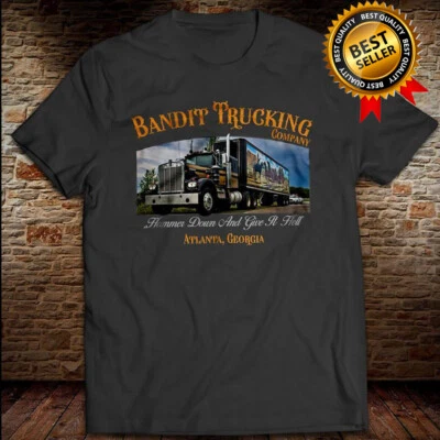 GILDAN Smokey And The Bandit Trucking T-Shirt Burt Reynolds Jerry Reed Snowman Vintage