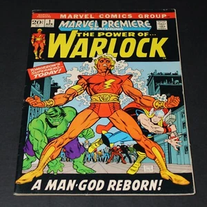 MARVEL PREMIERE #1 CON EL PODER DE... WARLOCK 1972 GD+ - Imagen 1 de 9