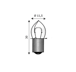 MINI BULB 2.8V 0.8A LAMP LIGHT incandescent bulb - Picture 1 of 1