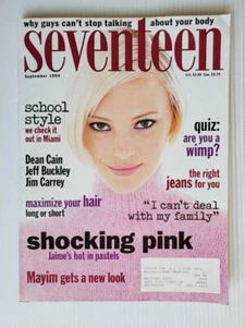 1994 SEVENTEEN mag JAIME RISHAR Mayim Bialik Claire Danes Jim Carrey H Swank - Picture 1 of 11