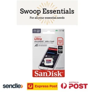 SanDisk Ultra 512GB Class 10 Micro SD Card - Picture 1 of 2