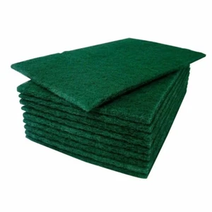 2 x scotchbrite sheets 150 x 230  Green cleaning metals  rust polishing Coarse - Picture 1 of 2