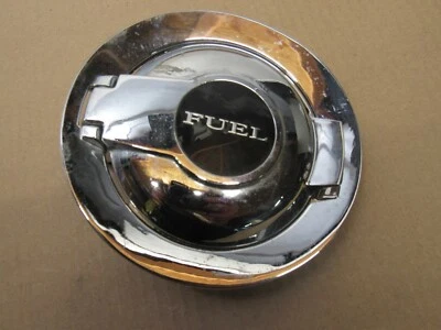 2011-2019 DODGE CHALLENGER CHROME FUEL FILL DOOR GAS LID 68086353 OEM 17899 A28 - Image 1 of 4