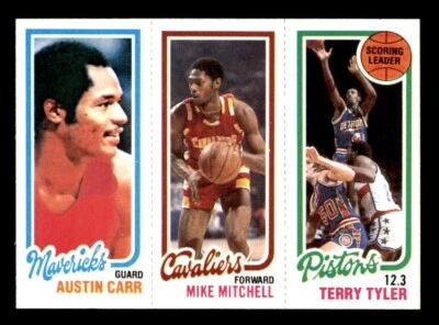 1980 Topps Basketball #34 Carr Mitchell Tyler NM/MT *e3 - Image 1 of 2