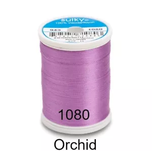 ORCHID GUTERMANN SULKY 40 WT RAYON EMBROIDERY THREAD (850yd 780m) 943-1080 - Picture 1 of 2