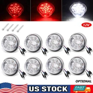 Marcador lateral LED luces de sandía indicador señal separación freno camión remolque - Imagen 1 de 16