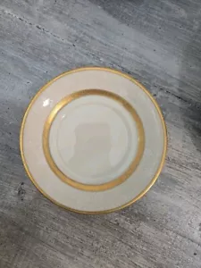 4 Mikasa Fine China Antique Lace White with Gold trim Bread Plate L-5531 - Picture 1 of 3