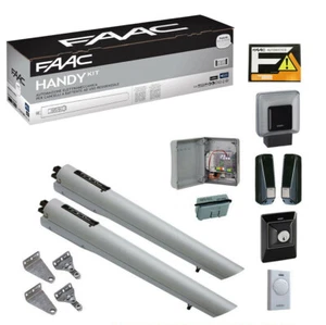 FAAC HANDY KIT 24V SAFE PER CANCELLO AD ANTA BATTENTE FINO A 2,3M 105998 NEW - Foto 1 di 1